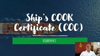 COC COOK in Merchant Navy - Eligibility Requirements