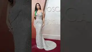 Demi Moore's Oscar Look with Side Braids and Streaks #demimoore #oscars #braids #plaits #highlights