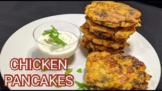 Chicken Pancake Recipe | Easy Chicken Snacks Recipe |Recipe for kids