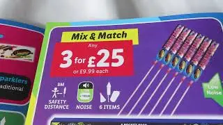 Lidl 2025 Standard fireworks