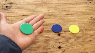 Large Round Plastic Token Game Pieces