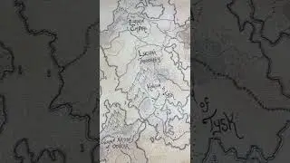 Fantasy Map: Big Reveal! #mapmaking #art #fantasymap #ttrpg #dndmaps
