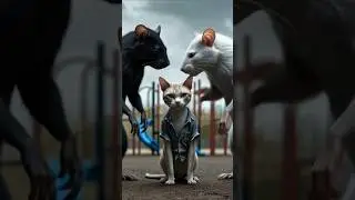 Poor Cat Struggle story #compassion #struggle #story #ai #cat #rat #pets #animals #shorts