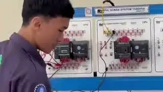 LADDER DIAGRAM, HMI DAN SIMULASI RANGKAIAN MOTOR 3 FASA FORWARD REVERSE MENGGUNAKAN PLC OMRON CP1L