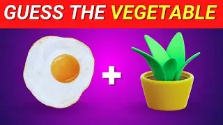 Can You Guess The VEGETABLE by Emojis?🥕🍆 I Emoji Quiz