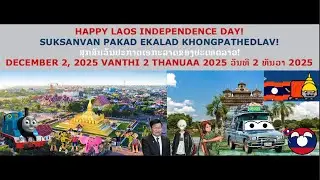 Happy Laos independence day 2025