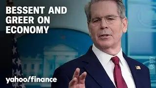 Treasury Secretary Bessent & U.S. Trade Rep. Greer Hold Press Conference on Economy