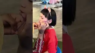 Face Painting My Kid: Kpop Hunter Mira 🎨🤍 #facepainting  #KpopArt #IndonesianFamily #SydneyLife