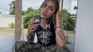 ASMR ☆ tascam triggers in thailand (tapping, hair, mouth sounds,..)