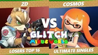 Glitch 7 SSBU - Demise ZD (Fox) VS PG Cosmos (Inkling) Smash Ultimate L. Round of 16