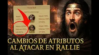 Evony ~ Cambios en Atributos al Armar o Unirte a un rallie