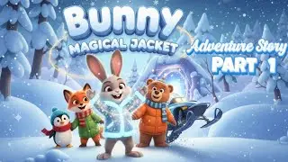 🐰Bunny and Magical Jacket ❄️ part 1| 3D Animated Kids Adventure Story 🌲 | Noor Kids Land