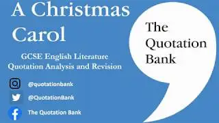 The Quotation Bank Revision Guide: A Christmas Carol GCSE English Literature - The Poor