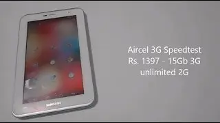 Aircel 3G Speedtest in Guwahati