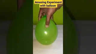 Amazing science experiment with balloon/magic tricks #shorts #ytshortvideo #viral kansal Creation