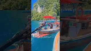 Thailand tourist boat with diesel engine and big turbo #thailandtourism #thailookstyle #dieselengine