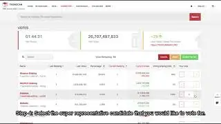 How to vote for Super Representatives?