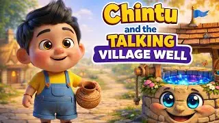 Chintu & the Talking Well | Learn to Save Water | Cute 3D Kids Animation #animatedstory 
