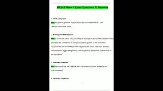 Exam  NR548 NR 548 NEW Update 2025  2026 Psychiatric Assessment for the PMHNP Weeks 4  Complete Guid