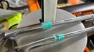 How to properly ruin a ferrule. #golf #ferrule