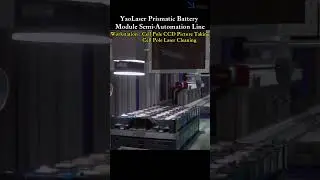 Prismatic Battery Module Cell Pole CCD Picture Taking and Cell Pole Laser Cleaning-YaoLaser