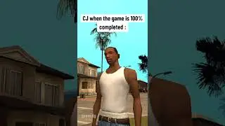 CJ when GTA San Andreas is 100% completed 🗿 #shorts #gtasanandreas #gta #gtasamobile #memegta