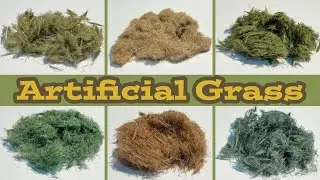 طريقة عمل عشب صناعي للمجسمات 🌿|DIY how to make realistic artificial grass for miniatures 🌿