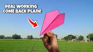 WOW!! Real Working 😱 | How To Make a Paper Airplane Tutorial | Paper Playing Toy 