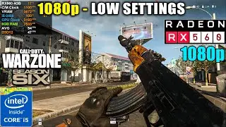 Call of Duty: Warzone | RX560 4GB + Core i5-2400 | Low Settings | 1080p