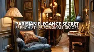 Parisian Elegance in a Small Home | Timeless Style with Warm, Cozy Comfort.