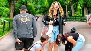 ¡BROMA DE PEDO MOJADO EN CENTRAL PARK! ¡TODOS A BORDO!