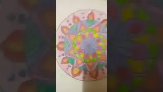 𝐩𝐚𝐢𝐧𝐭𝐢𝐧𝐠 𝐦𝐚𝐧𝐝𝐚𝐥𝐚 𝐚𝐫𝐭 #art  #drawing #mandala #beautifulmandala #shorts