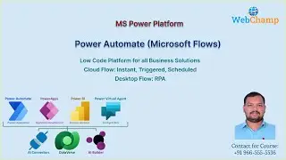Power Automate 1: Introduction to Power Automate || Cloud Flow (DPA) and Desktop Flow (RPA)