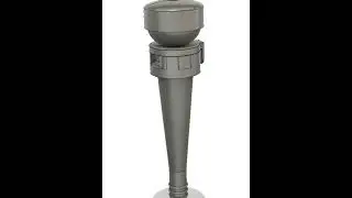 Design Cyclone dust sampler 40mm filter #shorts