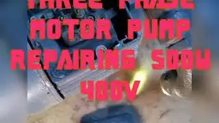How to testing repair three phase motor 500w