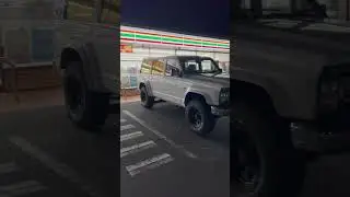 Nissan Patrol GQ with that Japan 7Eleven lighting #japan #jdm #nissan #patrol #gq #td42 #diesel