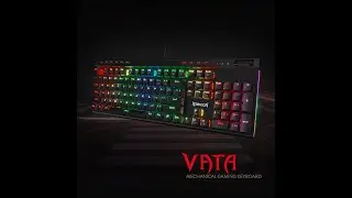 Redragon K580 VATA RGB LED Backlit Mechanical Gaming Keyboard Unboxing and Preview