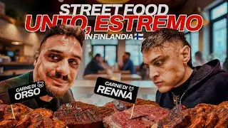Abbiamo MANGIATO Carne D'ORSO e di RENNA (rischiamo di sentirci male)🤢🇫🇮- STREET FOOD UNTO ESTREMO