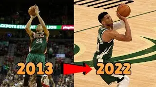 Giannis Antetokounmpo's Jump Shot Evolution (2013-2022)