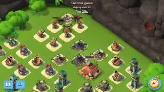 Lets Play Boom Beach - How to beat Gridlock Level 49 | No Casualties | Heavy Zooka & Medic