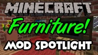 Minecraft - Furniture Mod Spotlight - Make A House A Home! (Minecraft Mod Spotlight)