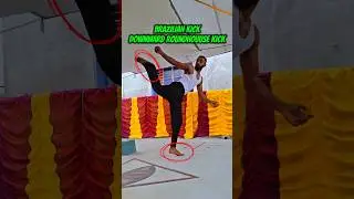 downward roundhouse kick tutorial #tutorial #kick #roundhousekick #viral #shorts