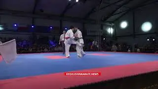 36th IKO EC, 1/8  -80 kg, Kamel Hargas (Algeria) - Ryoji Ohata (Japan, aka)