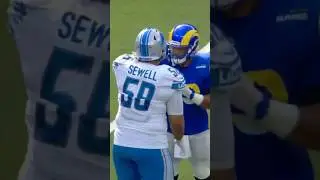 When a rookie Penei Sewell stood up to 3x DPOY Aaron Donald 😤