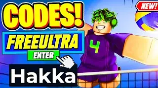 ⚠️Новые⚠️ ВСЕ РАБОЧИЕ КОДЫ ОБНОВЛЕНИЯ ULTRA HAKKA для Volleyball Legends 2025 - Roblox Volleyball...