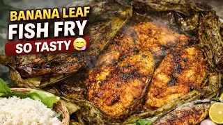 Traditional Odia Machha Patrapoda Recipe | Banana Leaf Fish Fry | Village Style