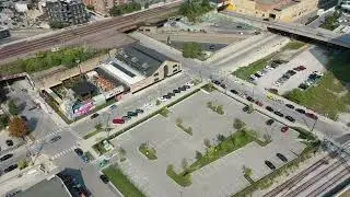 Chicago in Motion: Drone View of Metra Train & Historic City Hall | ARNE AREAL Services Co.