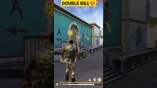 GARENA FREE FIRE // GAMEPLAY  DOUBLE KILL // #SHORT #AK KING GAMING