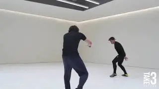 Knife fight of Marek Lichtenberg and Jack Mulligan Screen Fighting