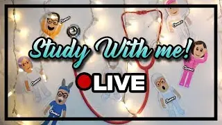 🔴 STUDY WITH ME! 📚| At Least 12 hours | Med Student | Studygram | USMLE STEP 1 | ASMR Fireplace